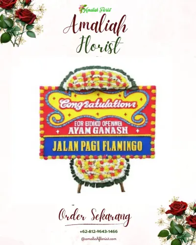 Bunga Papan Congratulation di Panawaren
